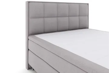 Select No 5 Komplett Sängpaket 210x210 Medium Watergel - Ljusgrå/Silver - Products - Möbler - Säng - Kontinentalsäng