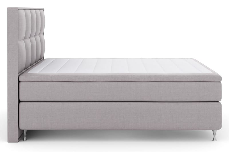 Select No 5 Komplett Sängpaket 210x210 Medium Watergel - Ljusgrå/Silver - Products - Möbler - Säng - Kontinentalsäng