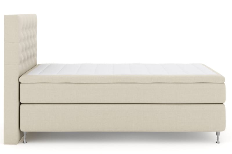 Select No 5 Kontinentalsäng 120x200 Medium Latex - Beige/Silver - Products - Möbler - Säng - Enkelsäng
