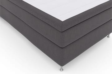 Select No 5 Kontinentalsäng 120x200 Medium Latex - Mörkgrå/Silver - Products - Möbler - Säng - Enkelsäng