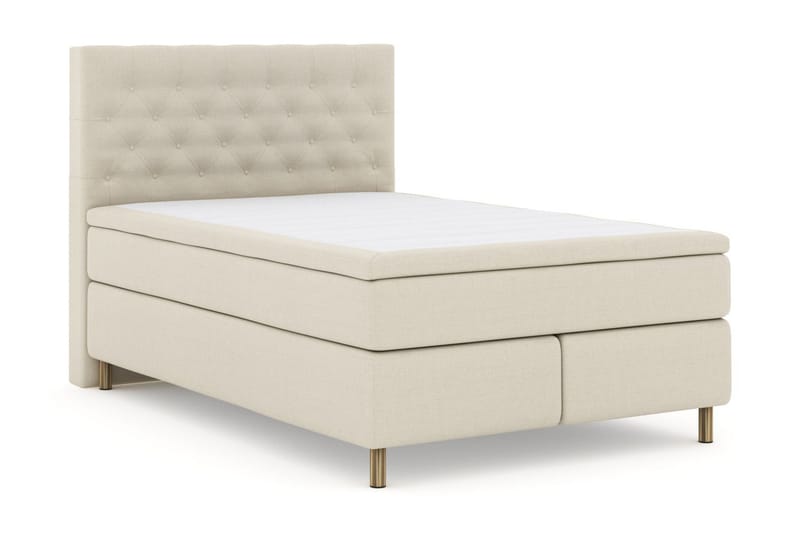 Select No 5 Kontinentalsäng 160x200 Fast Watergel - Beige/Koppar - Products - Möbler - Säng - Kontinentalsäng