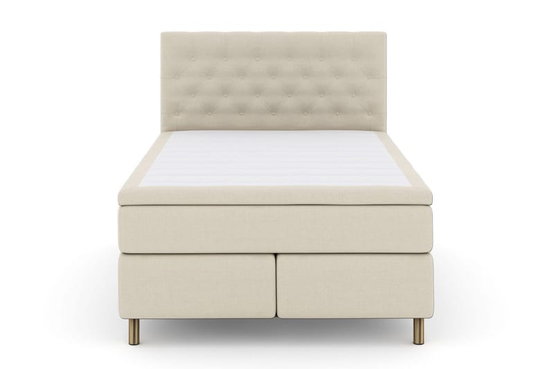 Select No 5 Kontinentalsäng 160x200 Medium Watergel - Beige/Koppar - Products - Möbler - Säng - Kontinentalsäng