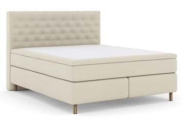 Select No 5 Kontinentalsäng 180x200 Fast/Medium Latex - Beige/Koppar - Products - Möbler - Säng - Kontinentalsäng