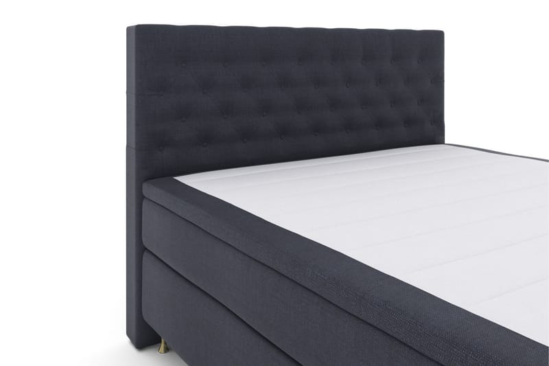 Select No 5 Kontinentalsäng 180x200 Fast/Medium Watergel - Blå/Guld - Products - Möbler - Säng - Kontinentalsäng