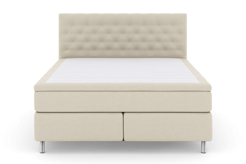 Select No 5 Kontinentalsäng 210x210 Fast/Medium Watergel - Beige/Metall - Products - Möbler - Säng - Kontinentalsäng