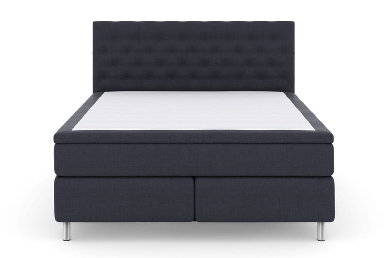 Select No 5 Kontinentalsäng 210x210 Medium Latex, Blå/Metall