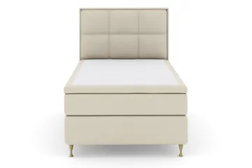 Select No 6 Komplett Sängpaket 120x200 Fast Watergel - Beige/Guld - Products - Möbler - Säng - Enkelsäng