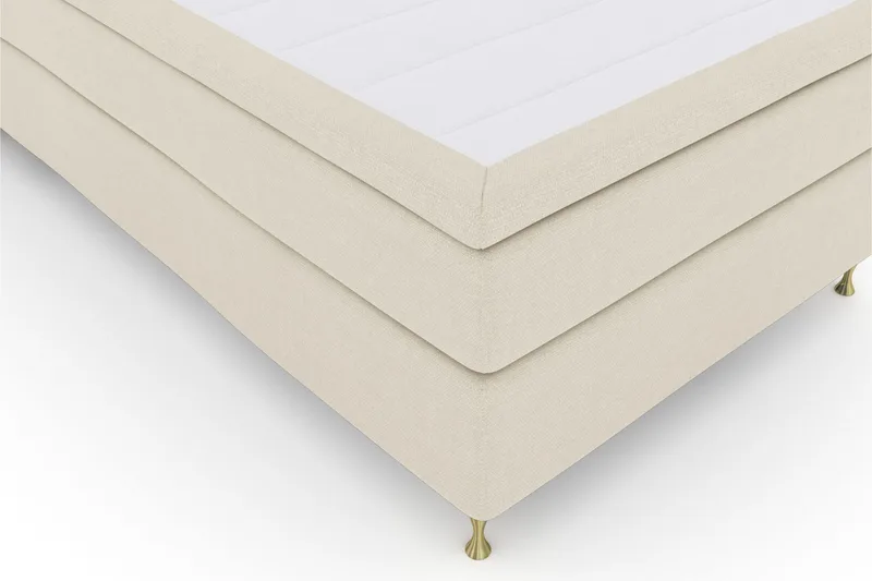Select No 6 Komplett Sängpaket 120x200 Fast Watergel - Beige/Guld - Products - Möbler - Säng - Enkelsäng