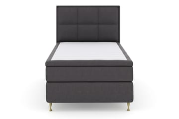 Select No 6 Komplett Sängpaket 120x200 Fast Watergel - Mörkgrå/Guld - Products - Möbler - Säng - Enkelsäng