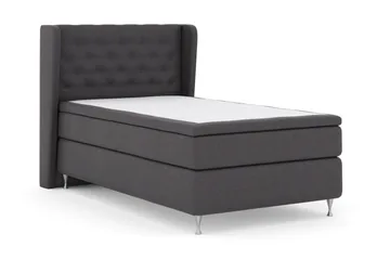 Select No 6 Komplett Sängpaket 120x200 Fast Watergel - Mörkgrå/Silver - Products - Möbler - Säng - Enkelsäng