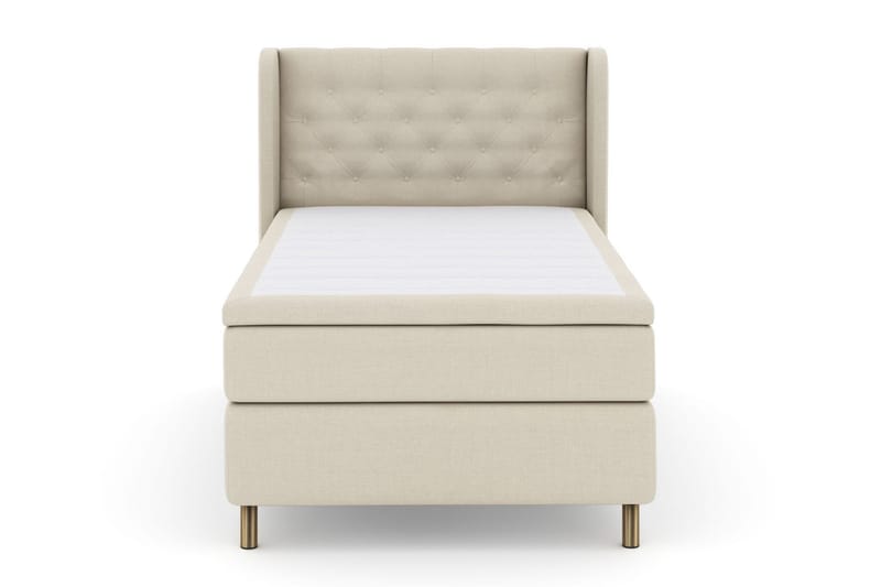 Select No 6 Komplett Sängpaket 120x200 Medium Latex/Memory - Beige/Koppar - Products - Möbler - Säng - Enkelsäng