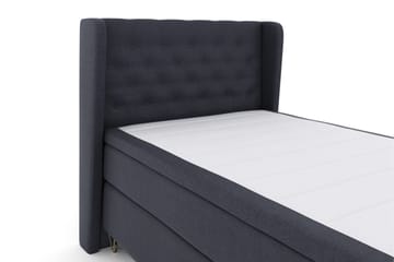 Select No 6 Komplett Sängpaket 120x200 Medium Latex/Memory - Blå/Metall V-form - Products - Möbler - Säng - Enkelsäng