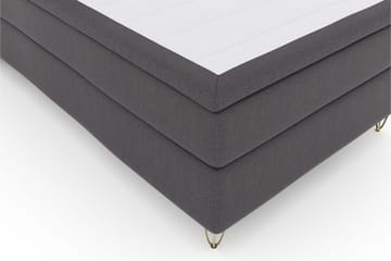 Select No 6 Komplett Sängpaket 120x200 Medium Latex/Memory - Mörkgrå/Metall V-form - Products - Möbler - Säng - Enkelsäng