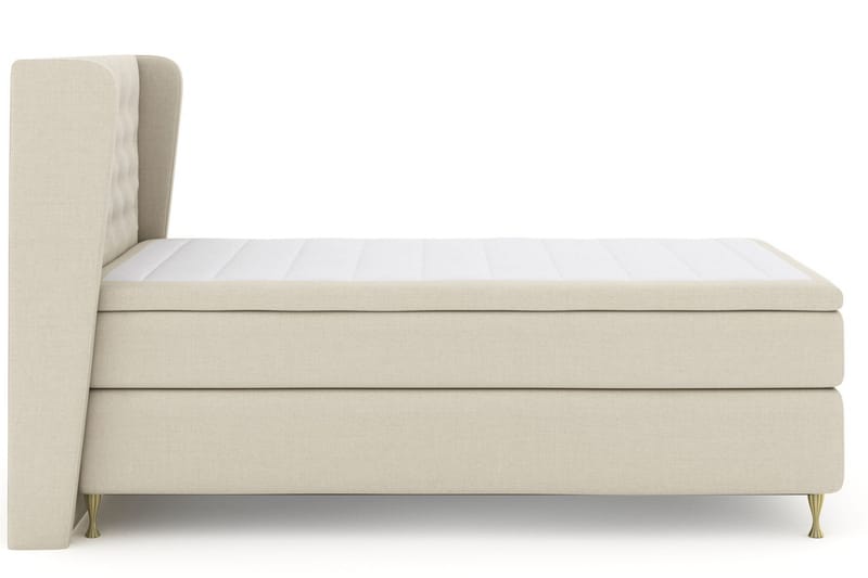 Select No 6 Komplett Sängpaket 120x200 Medium Watergel - Beige/Guld - Products - Möbler - Säng - Enkelsäng