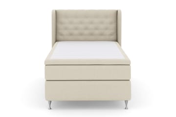 Select No 6 Komplett Sängpaket 120x200 Medium Watergel - Beige/Silver - Products - Möbler - Säng - Enkelsäng