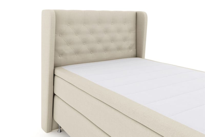 Select No 6 Komplett Sängpaket 120x200 Medium Watergel - Beige/Silver - Products - Möbler - Säng - Enkelsäng