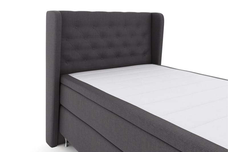 Select No 6 Komplett Sängpaket 120x200 Medium Watergel - Mörkgrå/Silver - Products - Möbler - Säng - Enkelsäng