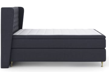 Select No 6 Komplett Sängpaket 140x200 Fast Memory/Pocket - Blå/Guld - Products - Möbler - Säng - Kontinentalsäng