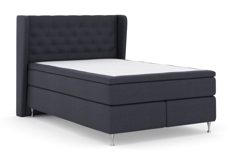 Select No 6 Komplett Sängpaket 140x200 Fast Watergel - Blå/Silver - Products - Möbler - Säng - Kontinentalsäng