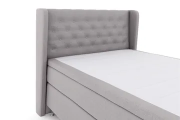 Select No 6 Komplett Sängpaket 140x200 Fast Watergel - Ljusgrå/Silver - Products - Möbler - Säng - Kontinentalsäng