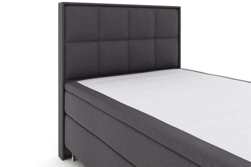 Select No 6 Komplett Sängpaket 140x200 F/M Latex/Memory - Mörkgrå/Silver - Products - Möbler - Säng - Kontinentalsäng
