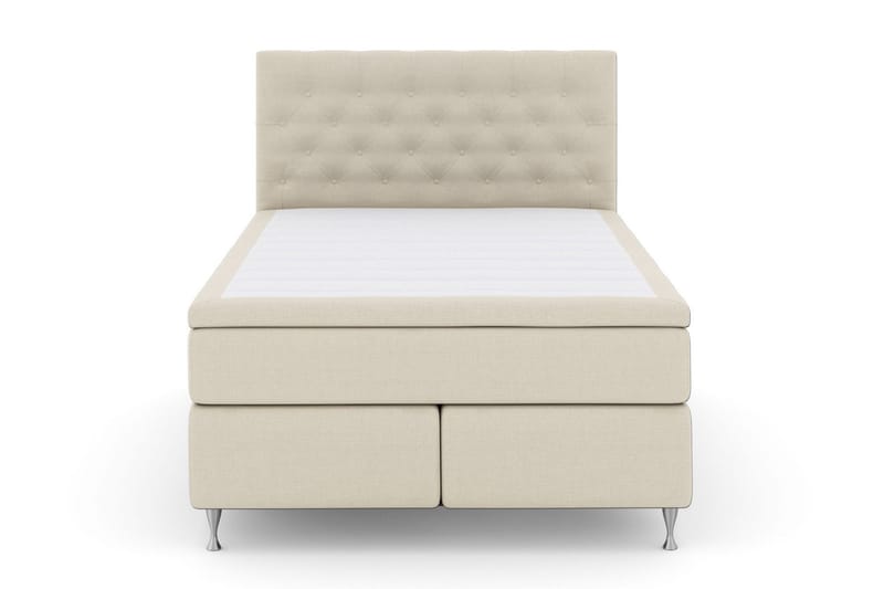 Select No 6 Komplett Sängpaket 140x200 F/M Memory/Pocket, Beige/Silver