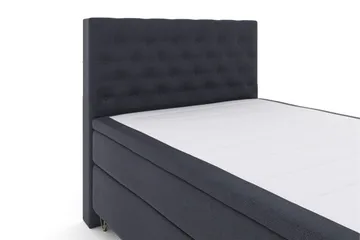 Select No 6 Komplett Sängpaket 140x200 F/M Memory/Pocket - Blå/Metall V-form - Products - Möbler - Säng - Kontinentalsäng