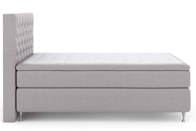 Select No 6 Komplett Sängpaket 140x200 F/M Memory/Pocket - Ljusgrå/Silver - Products - Möbler - Säng - Kontinentalsäng