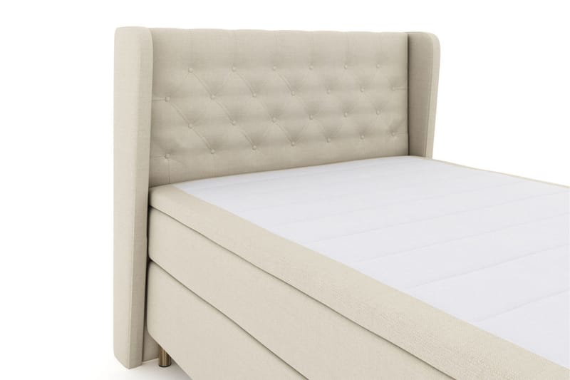 Select No 6 Komplett Sängpaket 140x200 Medium Latex/Memory - Beige/Koppar - Products - Möbler - Säng - Kontinentalsäng