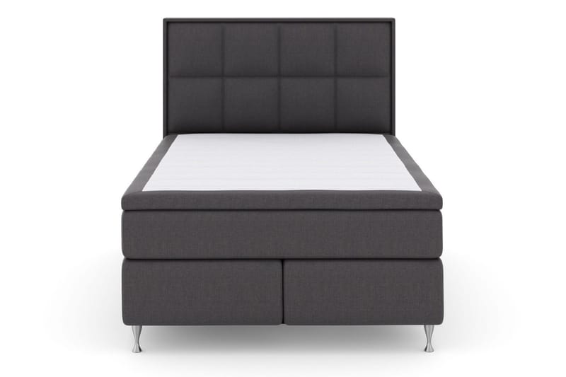 Select No 6 Komplett Sängpaket 140x200 Medium Latex/Memory - Mörkgrå/Silver - Products - Möbler - Säng - Kontinentalsäng