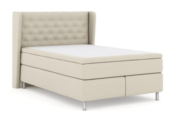 Select No 6 Komplett Sängpaket 140x200 Medium Watergel - Beige/Metall - Products - Möbler - Säng - Kontinentalsäng