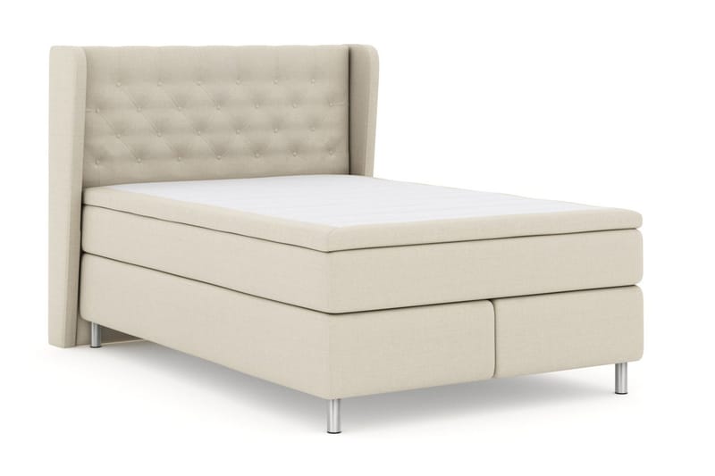 Select No 6 Komplett Sängpaket 140x200 Medium Watergel - Beige/Metall - Products - Möbler - Säng - Kontinentalsäng