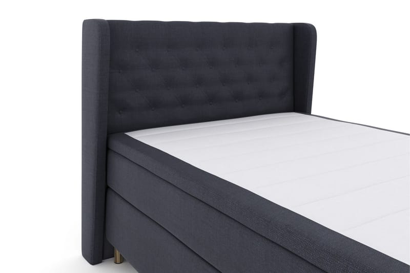 Select No 6 Komplett Sängpaket 140x200 Medium Watergel - Blå/Metall - Products - Möbler - Säng - Kontinentalsäng