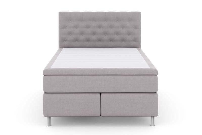 Select No 6 Komplett Sängpaket 140x200 Medium Watergel - Ljusgrå/Metall - Products - Möbler - Säng - Kontinentalsäng