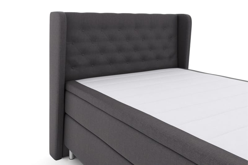 Select No 6 Komplett Sängpaket 140x200 Medium Watergel - Mörkgrå/Metall - Products - Möbler - Säng - Kontinentalsäng