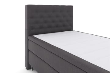 Select No 6 Kontinentalsäng 120x200 Fast Watergel - Mörkgrå/Silver - Products - Möbler - Säng - Enkelsäng