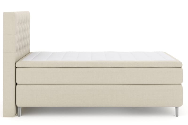 Select No 6 Kontinentalsäng 120x200 Medium Memory/Pocket - Beige/Metall - Products - Möbler - Säng - Enkelsäng