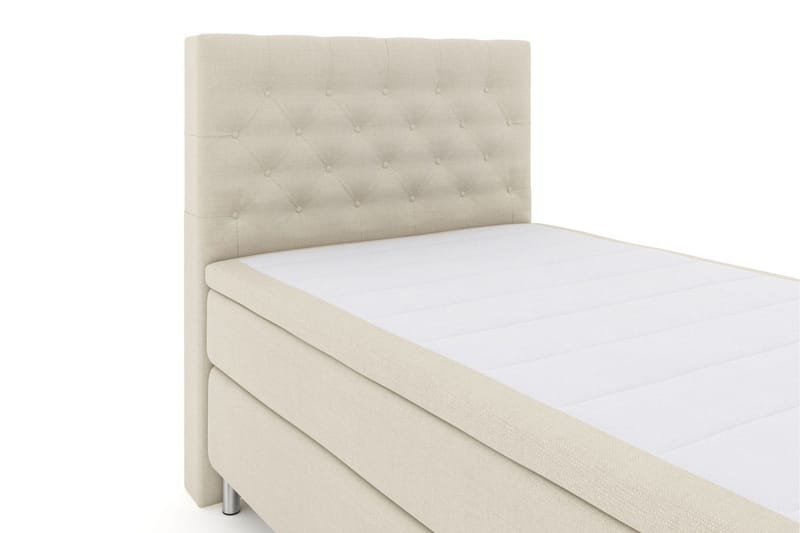 Select No 6 Kontinentalsäng 120x200 Medium Memory/Pocket - Beige/Metall - Products - Möbler - Säng - Enkelsäng