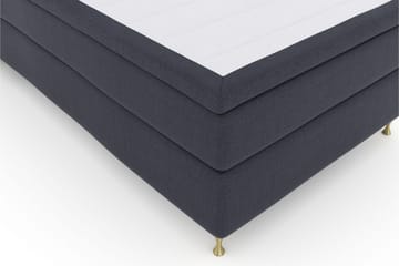 Select No 6 Kontinentalsäng 120x200 Medium Watergel - Blå/Guld - Products - Möbler - Säng - Enkelsäng