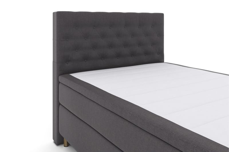 Select No 6 Kontinentalsäng 140x200 F/M Memory/Pocket - Mörkgrå/Koppar - Products - Möbler - Säng - Kontinentalsäng