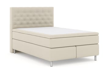 Select No 6 Kontinentalsäng 160x200 Fast/Medium Latex/Memory - Beige/Metall - Products - Möbler - Säng - Kontinentalsäng
