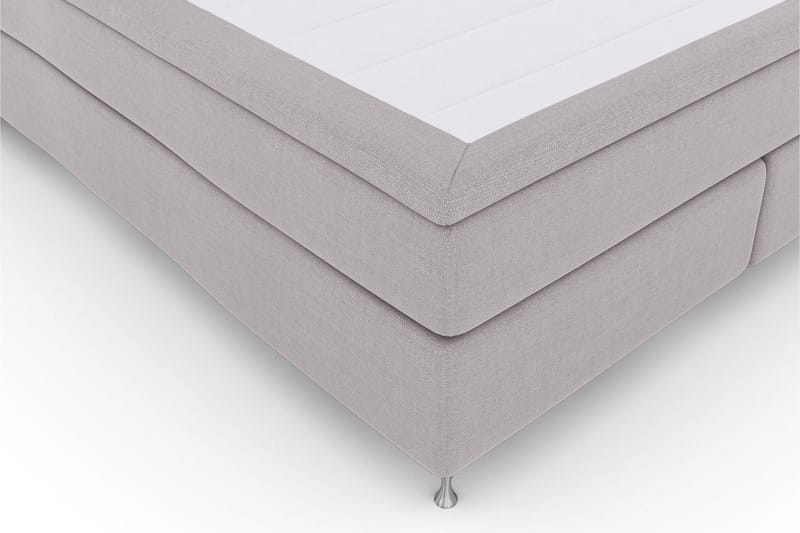 Select No 6 Kontinentalsäng 160x200 Fast/Medium Latex/Memory - Ljusgrå/Silver - Products - Möbler - Säng - Kontinentalsäng