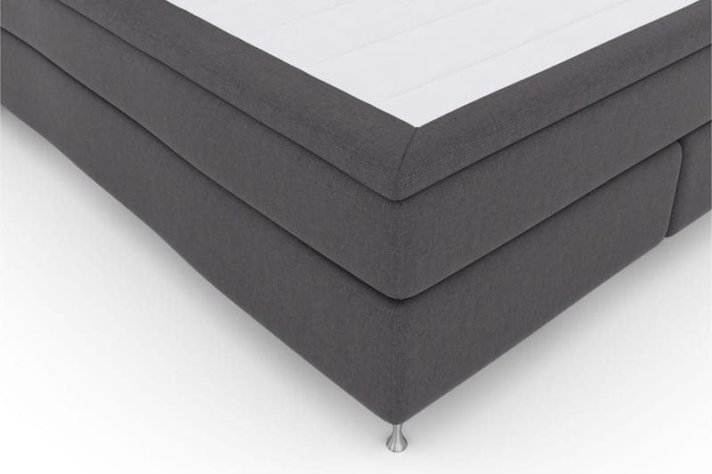 Select No 6 Kontinentalsäng 160x200 Fast/Medium Latex/Memory - Mörkgrå/Silver - Products - Möbler - Säng - Kontinentalsäng