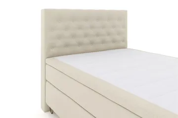 Select No 6 Kontinentalsäng 160x200 Fast/Medium Watergel - Beige/Metall V-Form - Products - Möbler - Säng - Kontinentalsäng