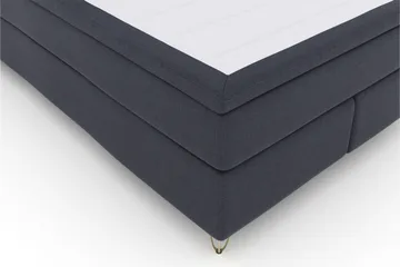 Select No 6 Kontinentalsäng 160x200 Fast/Medium Watergel - Blå/Metall V-Form - Products - Möbler - Säng - Kontinentalsäng