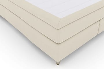 Select No 6 Kontinentalsäng 180x200 Fast Memory/Pocket - Beige/Metall V-Form - Products - Möbler - Säng - Kontinentalsäng