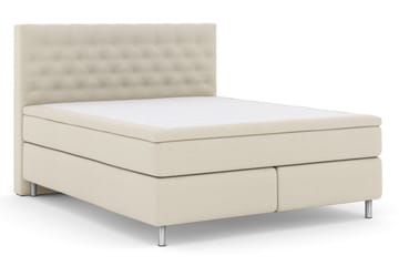 Select No 6 Kontinentalsäng 180x200 Fast/Medium Watergel - Beige/Metall - Products - Möbler - Säng - Kontinentalsäng
