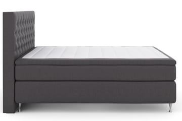 Select No 6 Kontinentalsäng 210x210 F/M Memory/Pocket - Mörkgrå/Silver - Products - Möbler - Säng - Kontinentalsäng