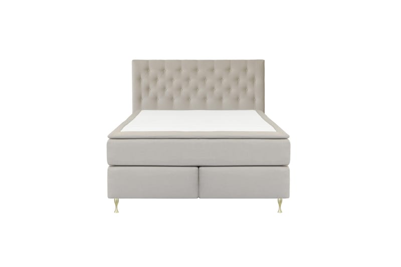 Select No 6 Kontinentalsäng 210x210 Medium Latex/Memory - Beige/Guld - Products - Möbler - Säng - Kontinentalsäng