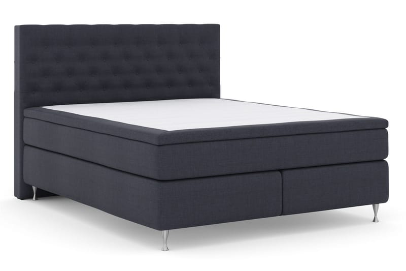 Select No 6 Kontinentalsäng 210x210 Medium Watergel - Blå/Silver - Products - Möbler - Säng - Kontinentalsäng